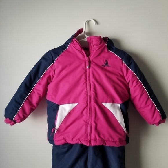 Rugged Bear Girl's Snowsuit and Jacket Set Size 5/6 Pink/Navy - Picture 13 of 13